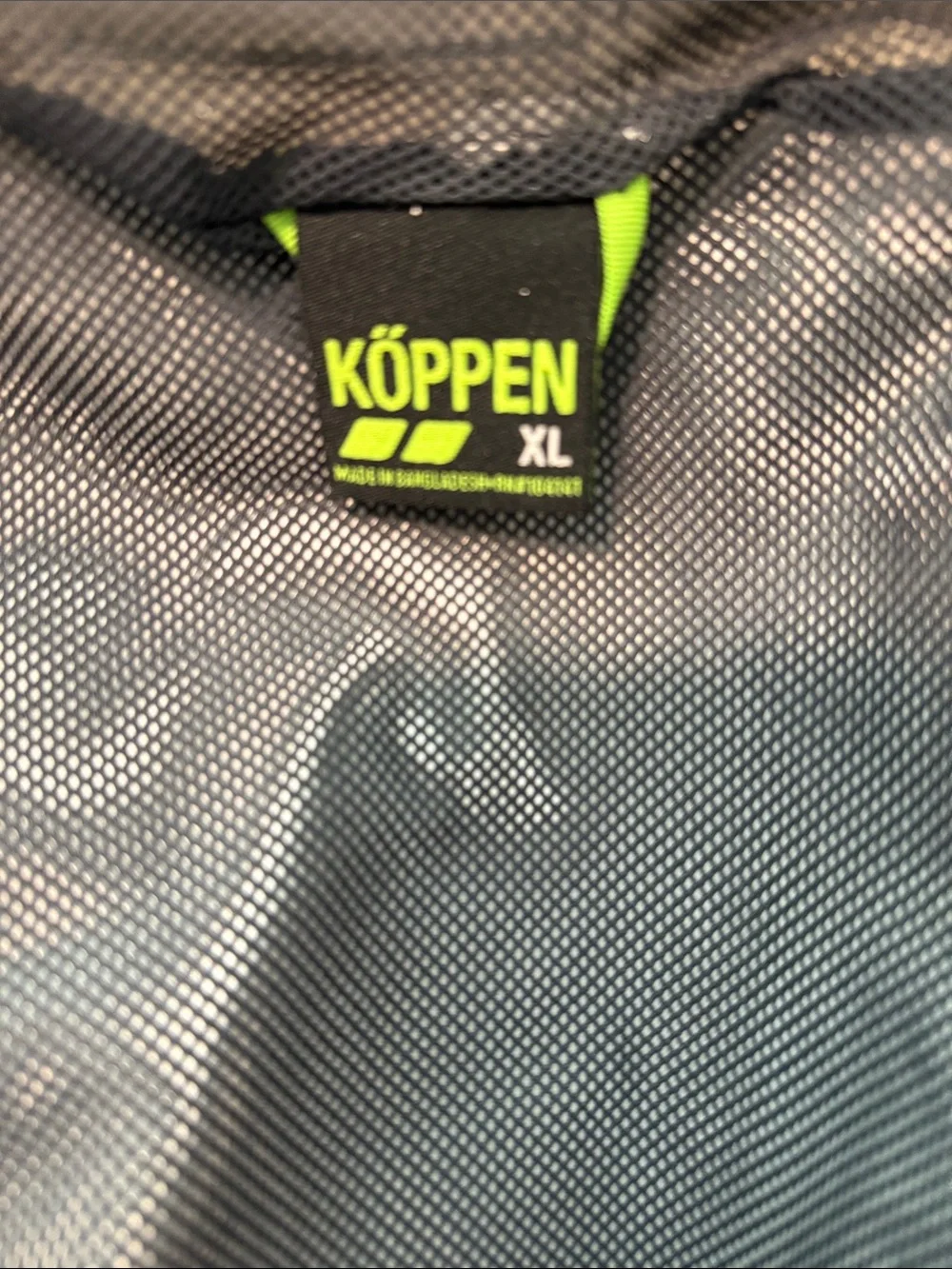 Koppen Black Hooded Rain Jacket